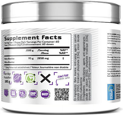 BMXX Beta Alanine 180gr