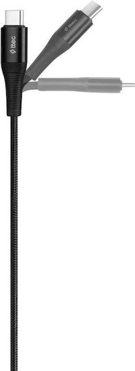 TTEC Regular la Cablu Lightning Negru 1m