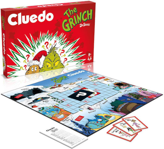 Настолна игра Cluedo Grinch за 2-6 играчи 8+ години (EN) Winning Moves
