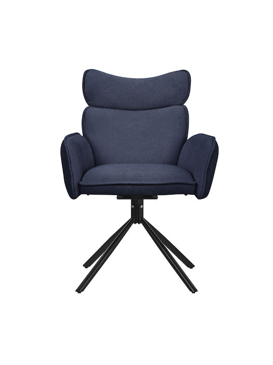 Stühle Speisesaal Blau 2Stück 63x68x89cm