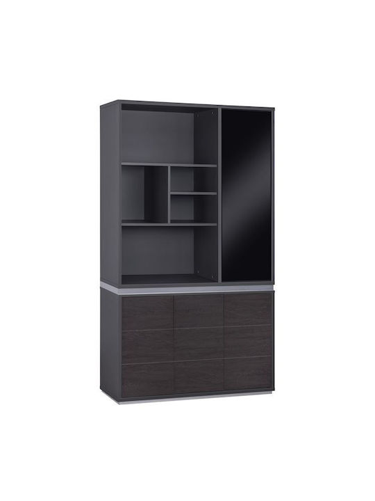 Стояща на пода Офис Дървена Rosewood С ключалка Венге 81.5x40x200см