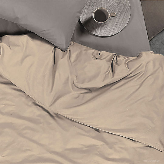 Nef-Nef Homeware Duvet Cover Cotton Queen 230x240 Basic 22 Green