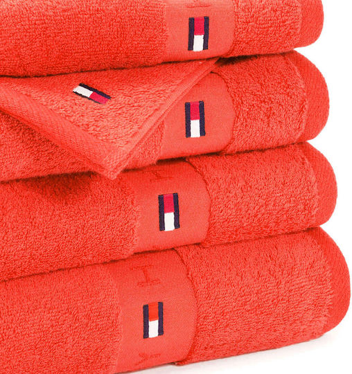 Tommy Hilfiger Hand Towel Legend 40x60cm Papaya Weight 450gr/m²