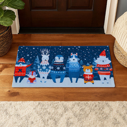 Pată de Intrare Albastră 75x45cm ZY12663QWS36 Albastru