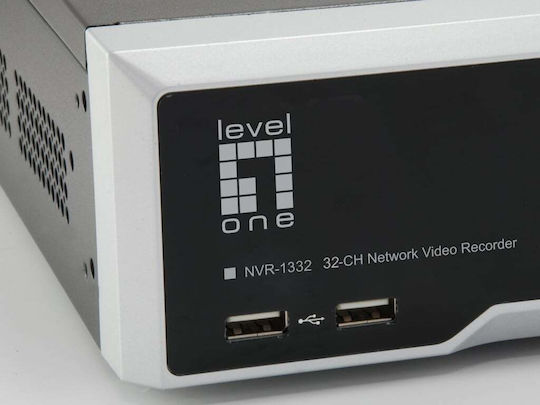 Level One NVR-1332 Καταγραφικό NVR 32 Καναλιών με Ανάλυση 4K