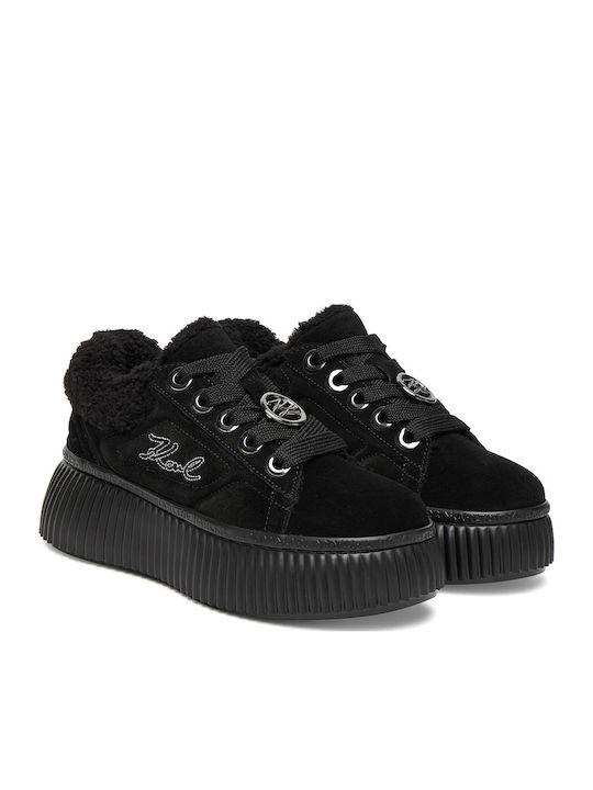 Karl Lagerfeld Sneakers Black Suede
