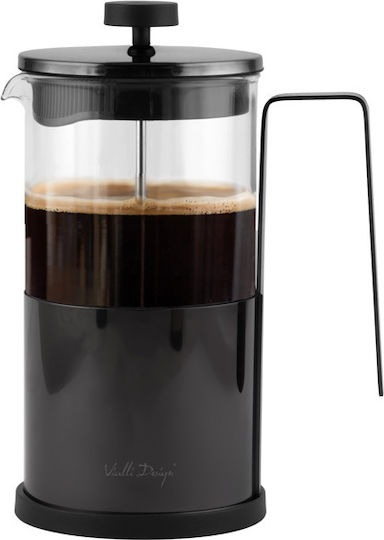 Vialli Design Diamante Graphite French Press Tea Coffee 1 L