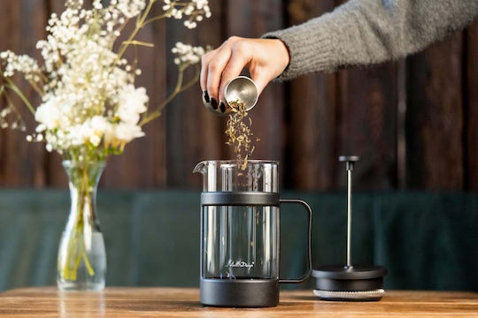Vialli Design Senso Black French Press Tea Coffee 1 L
