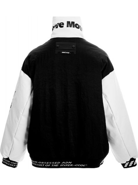 Women's Bomber Jacket for Winter Black