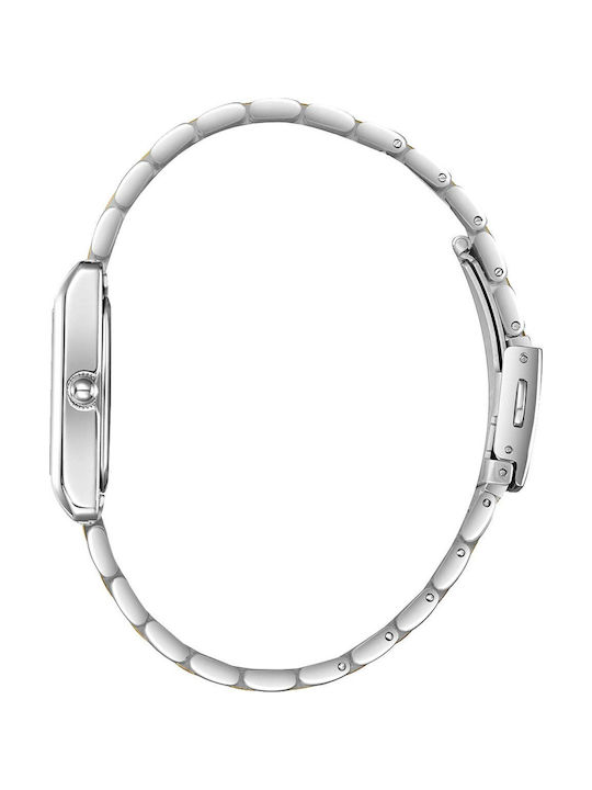 Lee Cooper Tone Womens Watch 16mm Battery With Gold Metal Bracelet