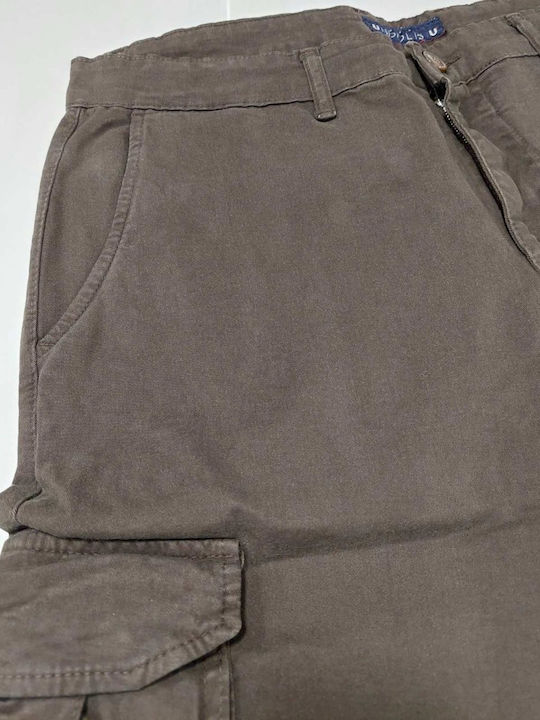 Herrenhosen Cargo Olive Grün