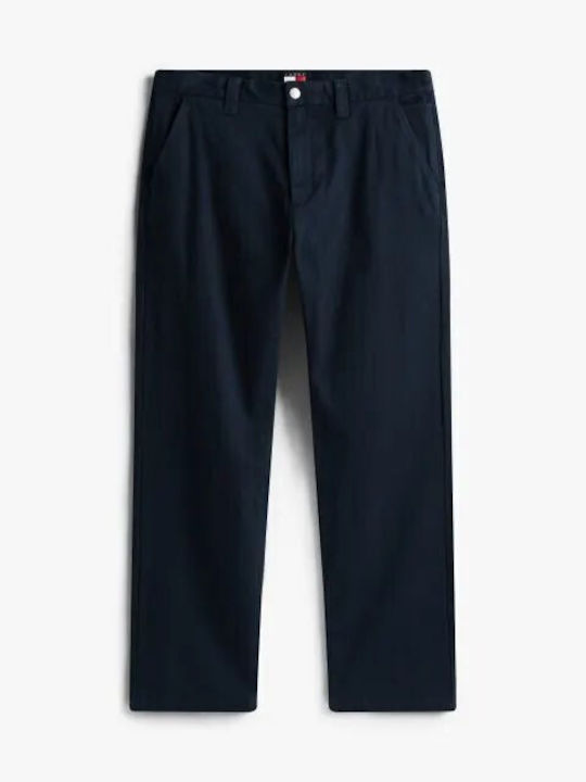 Trousers Chino Elastic in Slim Fit Dark Night Navy