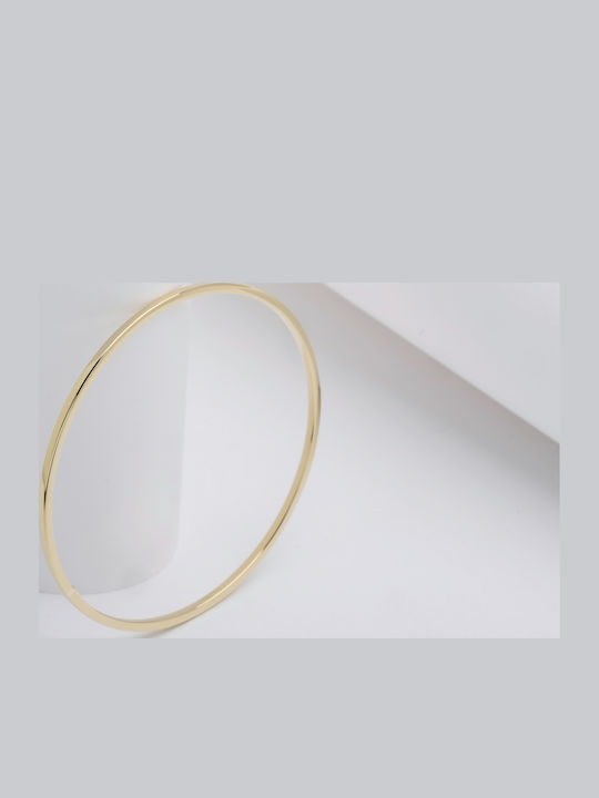Lunaorocreations Women's Yellow Gold 14K Handcuff Bracelet Small