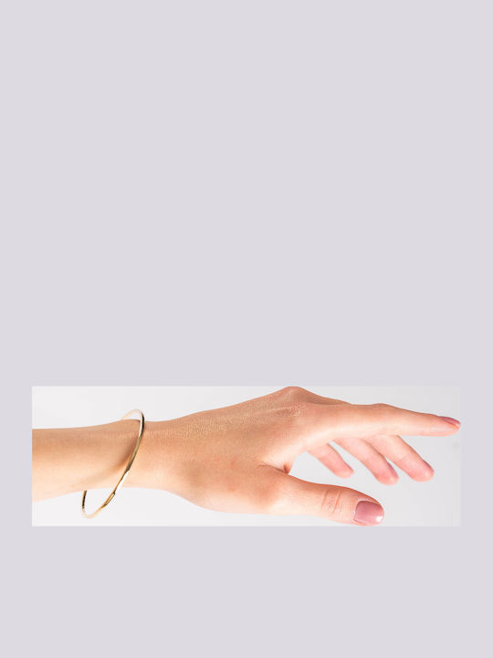 Lunaorocreations Women's Yellow Gold 14K Handcuff Bracelet Small