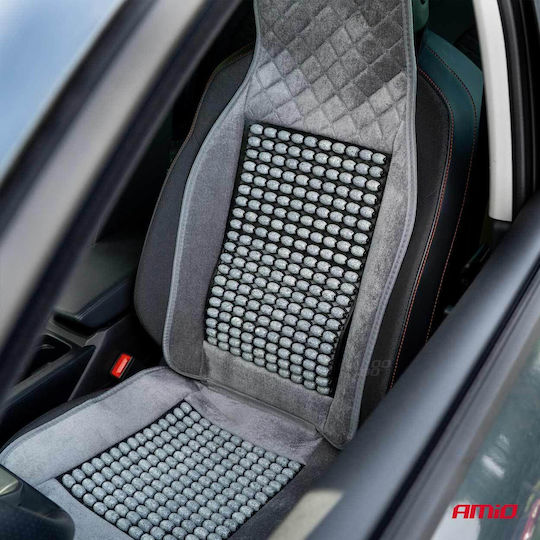 Amio Car Seat Cover Lumbar Support 45x120cm Csm-17 Gray 04430