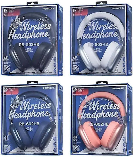 Remax RB-602HB Wireless / Wired Over Ear Headphones with 70 hours of Operation Pink