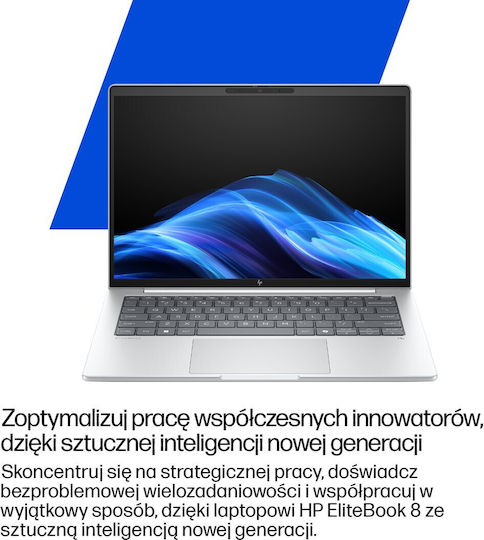 HP EliteBook 8 G1a 14" IPS FHD+ (Ryzen AI 300 Series-7 350/24GB/512GB SSD/W11 Pro) (International English Keyboard)