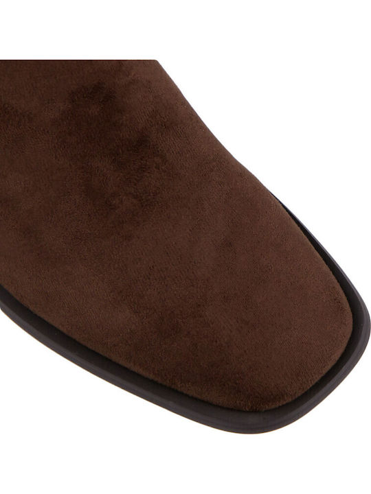 Suede Women's Boots Brown