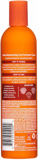 Cantu Shea Butter for Natural Hair Anti-Frizz Hair Styling Cream for Curls with Light Hold 355ml
