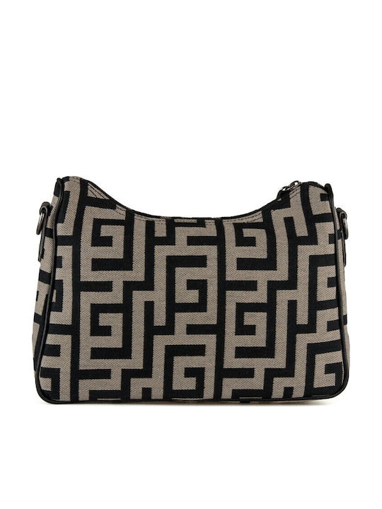 Women's Crossbody Bag Taupe mnbg-arg101-tpblk