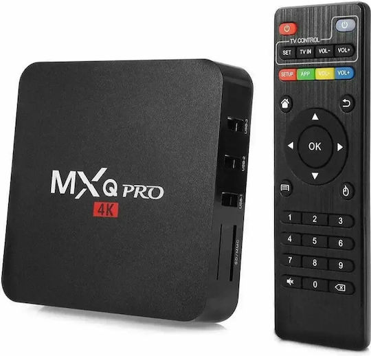 TV Box MXQ Pro 4K 4K UHD with WiFi USB 2.0 3GB RAM and 16GB Storage Space with Operating System Android 8.1 Android 8.1