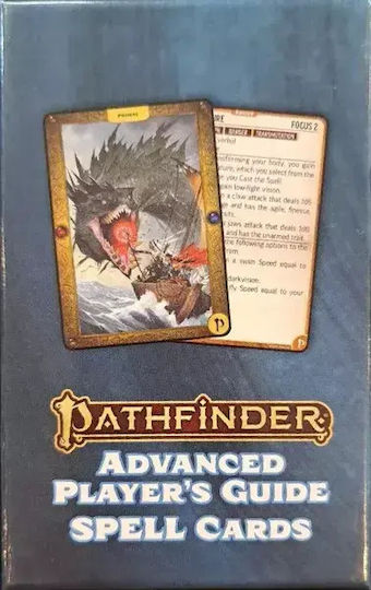Pathfinder Spell Cards Advanced Player’s Guide