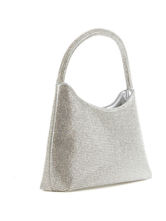 Damentasche Handtasche Silber