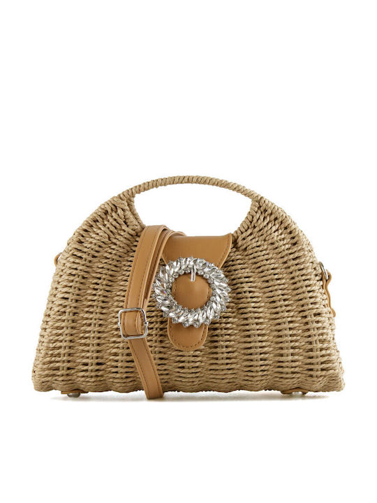 Straw Women's Bag Handbag Beige