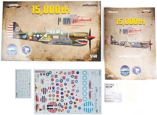 Eduard Plastic Kits 15000th P-40n Warhawk Eduard Limited In 1:48