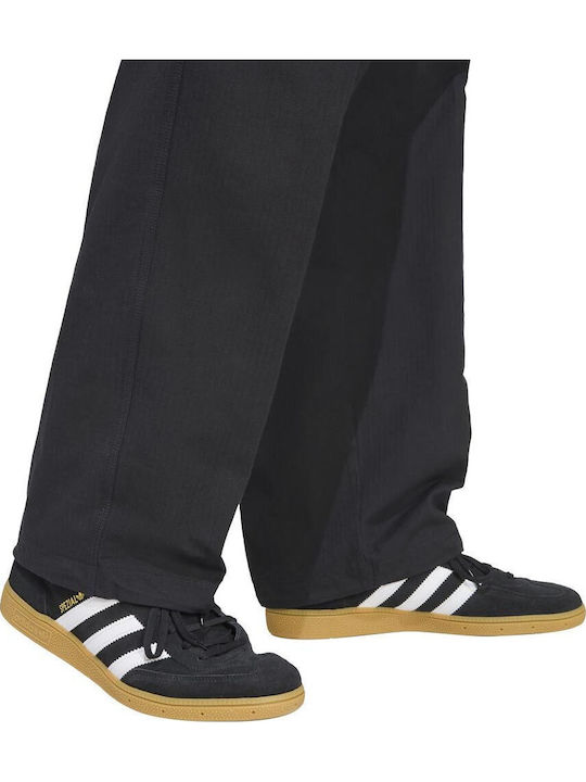 Trefoil Essentials Cargo-Hose Jogginghose Black/white