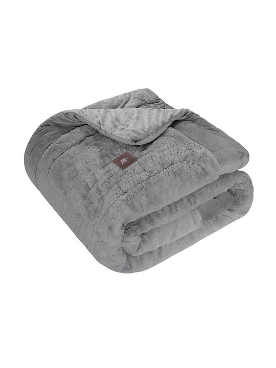 Greenwich Polo Club Duvet Cover with Hollowfiber Filling Queen 240x250cm 3964 Grey 850 GSMGsm 12 togs Togs