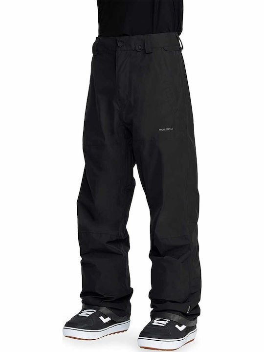 Volcom Dua Gore-tex G1352607-BLK Men's Trousers for Ski & Snowboard Black