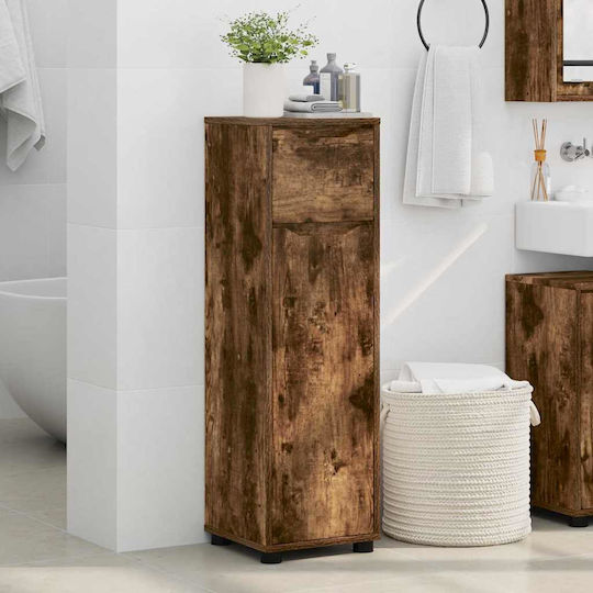 vidaXL Countertop without Sink L30.5xW30xH101cm Smoked Oak