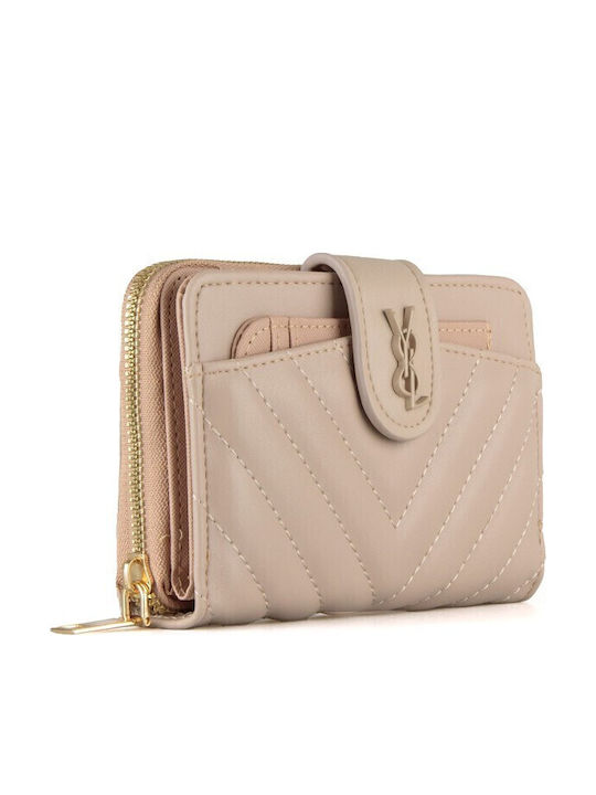 Damen Geldbörse Klassisch Beige