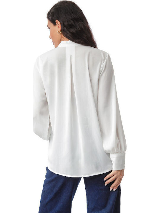Women's Long Sleeve Shirt White