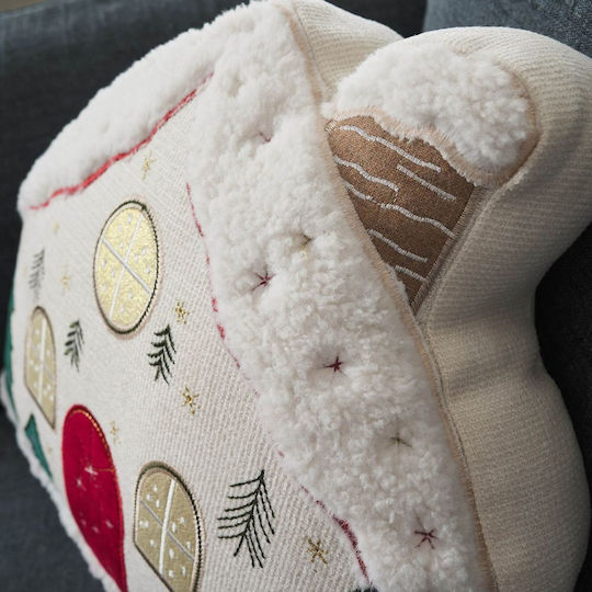 Gofis Home Weihnachtsdekoratives Kissen 38x46cm