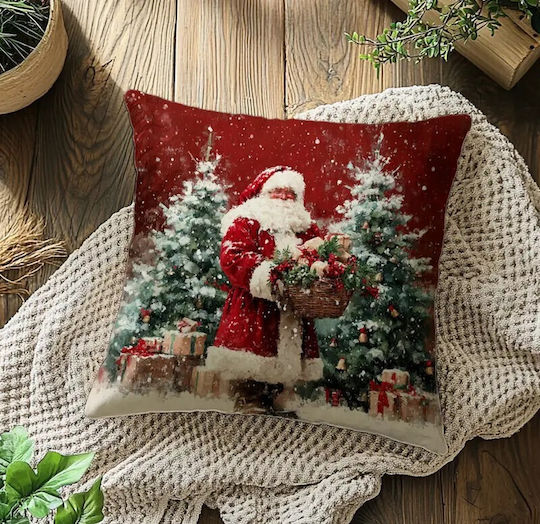 By Queen Limited Festive Edition Μαξιλαροθήκη Άγιο Βασίλη