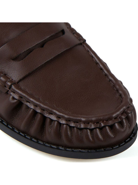 Women's Loafers in Brown Color