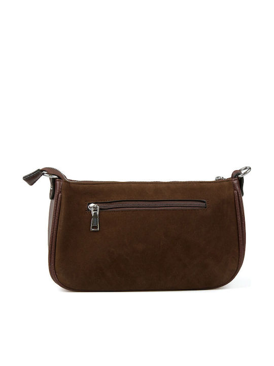 Women's Shoulder and Crossbody Bag Suede Brown