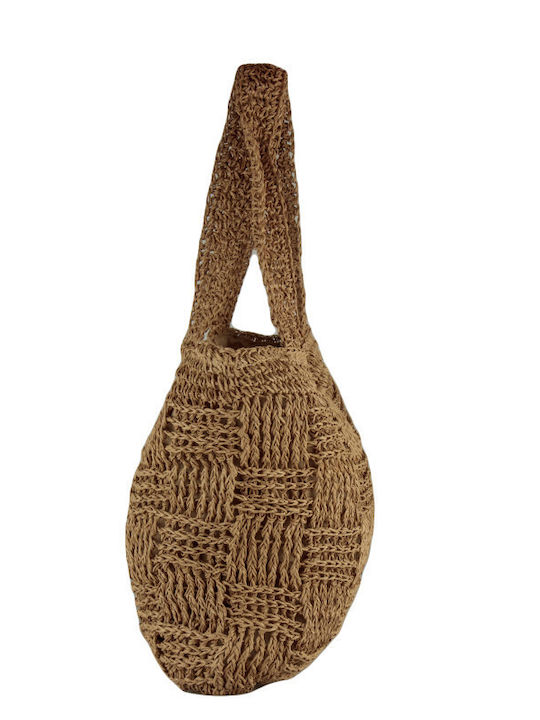 Silia D Stroh Strandtasche Beige