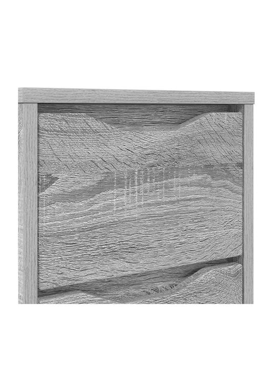 Комоди Дървени Сив 2бр 30.5x30x43см