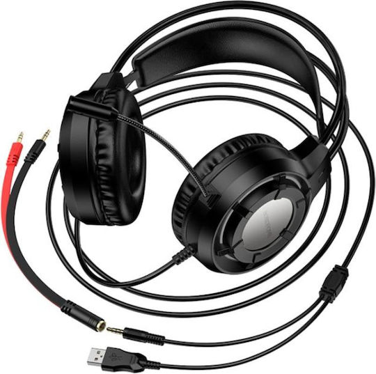 Borofone BO112 Over Ear Gaming Headset με σύνδεση 3.5mm