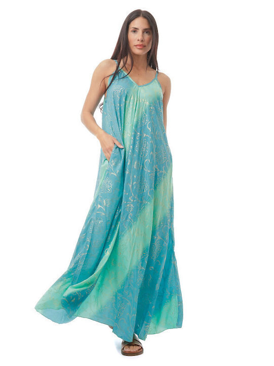 Sommer Maxi Kleid Light Blue