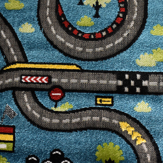 Детска игрална пътека Син 80x150см