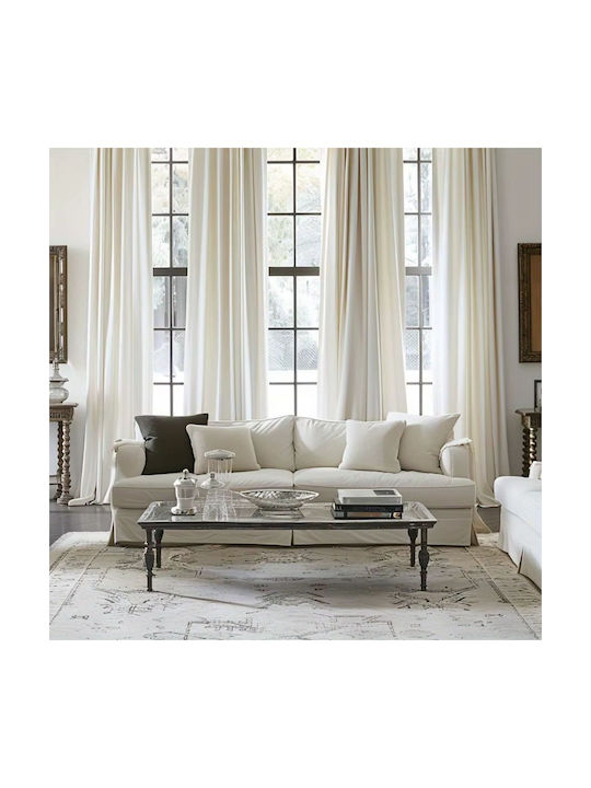 My Home Luxury Vorhang mit Bleistiftfalten Ecru 270x280cm
