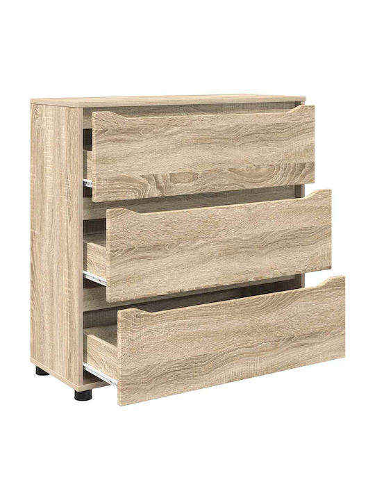 Συρταριέρα Креватокамарас Дървена Sonoma Oak 80x31x81бр