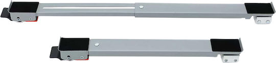 Brateck WMS11-4 Einstellbar Basis Für Waschmaschine/Küche/Kühlschrank aus Metall mit Rädern 70x70εκ. 1Stück