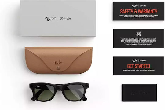 Meta Meta Wayfarer Gen 1 Gradient Graphite Smart Glasses Black