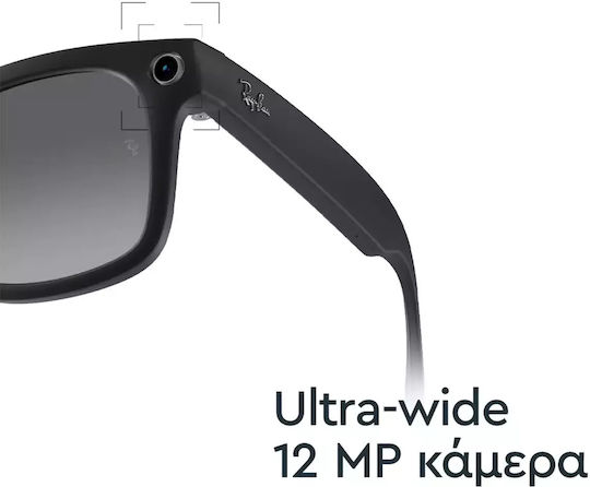 Ray Ban Meta Wayfarer Gen 1 Gradient Graphite Smart Glasses Black