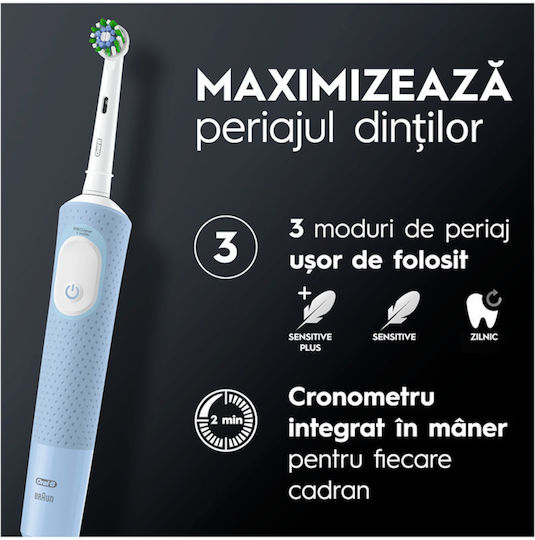 Oral-B D103 Pro Ηλεκτρική Οδοντόβουρτσα με Χρονομετρητή Μπλε